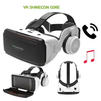 

Original VR Virtual Reality 3D Glasses Box Stereo VR Google Smartphone,Bluetooth For IOS Cardboard Rocker Headset Android H S7L5