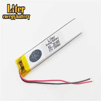 

Tsinghua Tong Fang recording pen special battery 351455 351555 3.7V 230MAH high quality electric core point reading pen b