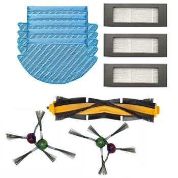 

Filters Brushes Mop Cloths Set For Ecovacs Deebot OZMO 902 Vacuum Cleaners Parts