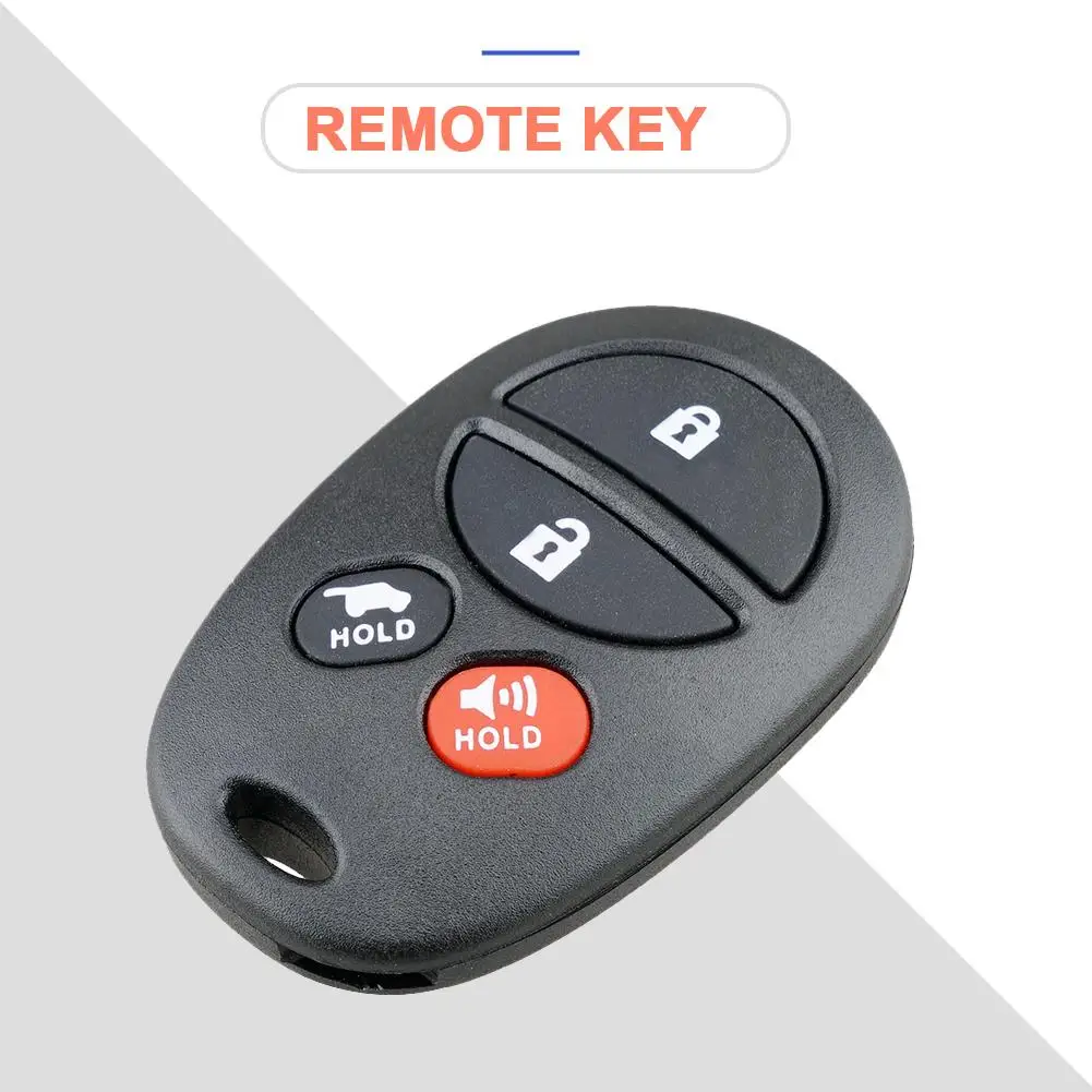 4 Buttons Remote Control Car Key For Toyota Highlander Sequoia Avalon GQ43VT20T 315Mhz Original Car Remote Controls