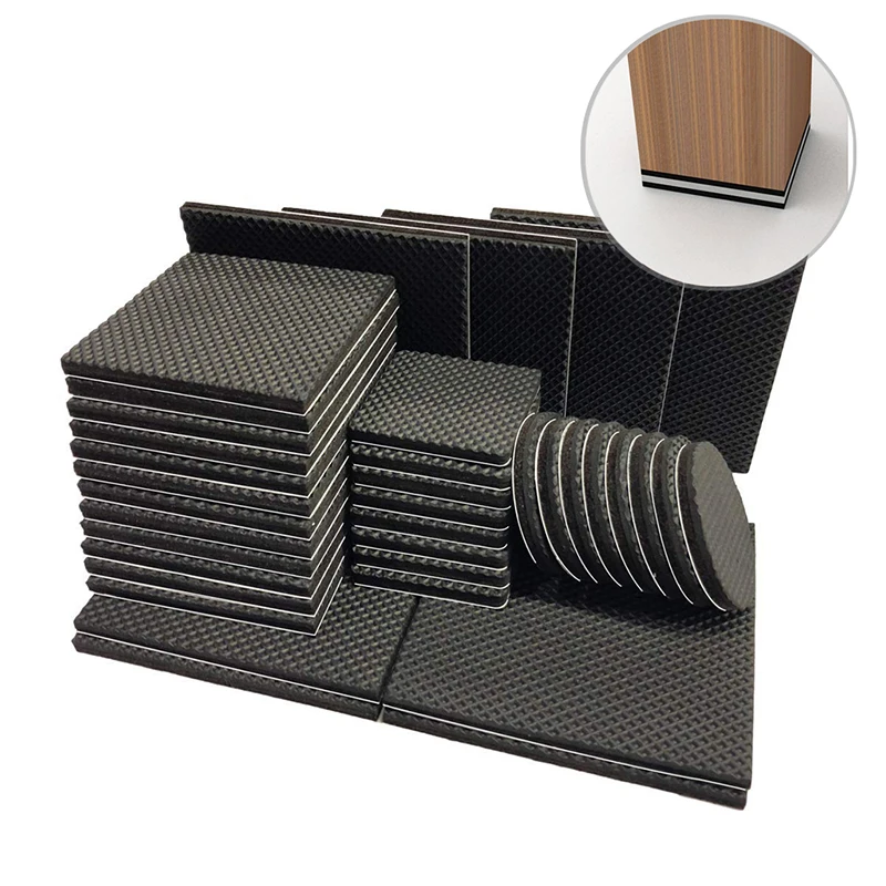 8/16/24pcs/lot Chair Leg Pads Floor Protectors for Furniture Legs Table leg Covers Round Bottom Anti Slip Floor Pads Rubber Feet