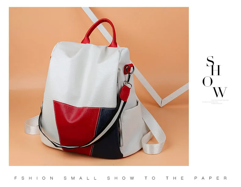 Mochila Color Block, vista traseira