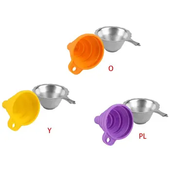 

3D Printer Accessories Suit Photosensitive Resin Silicone Funnel+Metal Filter