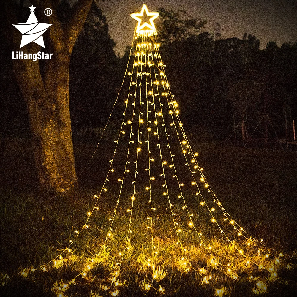 Рождественское-украшение-уличные-огни-в-виде-звезд-светодиодная-гирлянда-335-8-режимов-освещения-подходит-для-праздника-свадьбы-вечеринки-нового-года