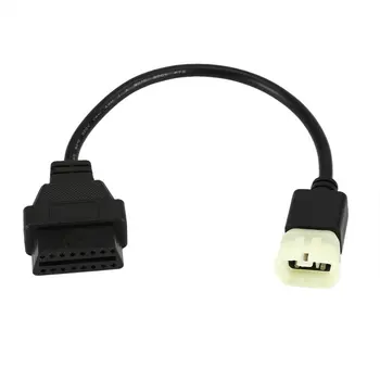 

KTM 6 pin to obd 16 pin adapter cable for TuneECU software to Motorcycle motorbikes ECU 6pin cable