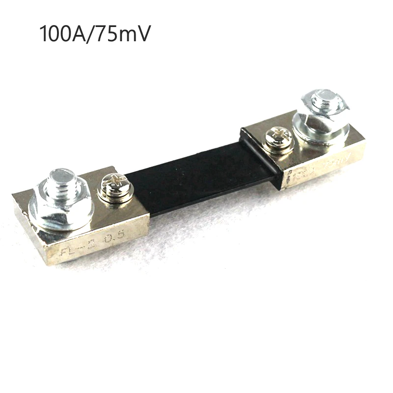 NOYITO 100A 75mV Metal Shunt Resistor External Shunt for Current Ammeter Anal... 