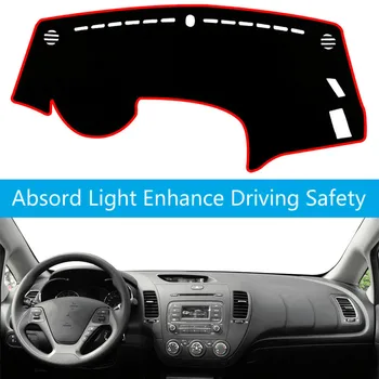 

For Kia Cerato Forte K3 2013 2014 2015 2016 2017 2018 Car Dashboard Cover Pad Mat Dash Sun Shade Instrument Carpet Accessories