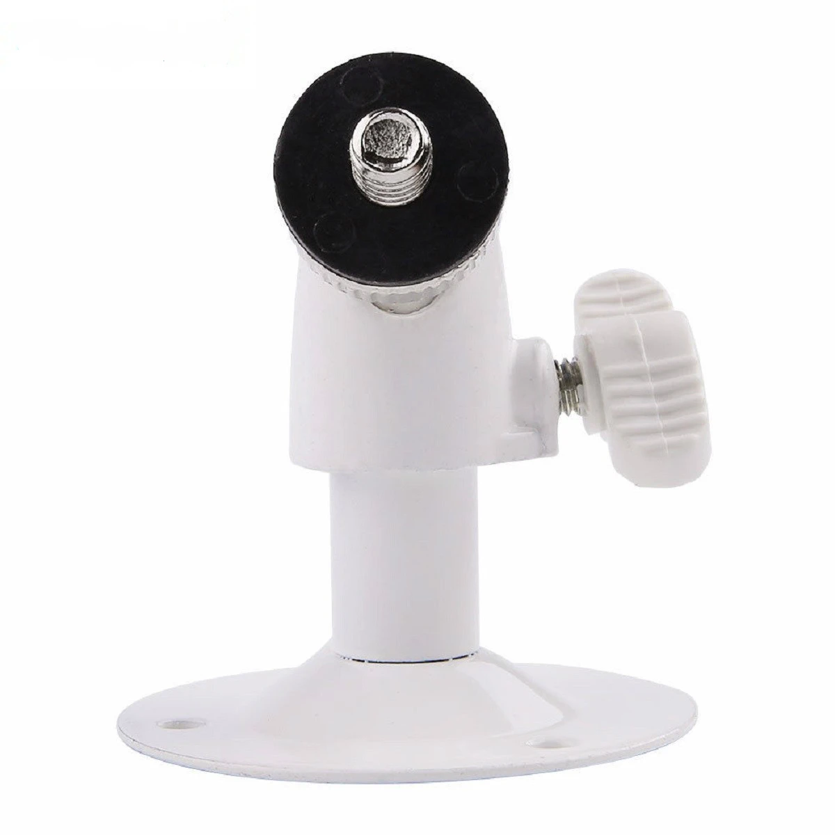 

90 degree Metal Wall Mount Rotating Ceiling Bracket Stand Holder For CCTV Surveillance Security Camera White