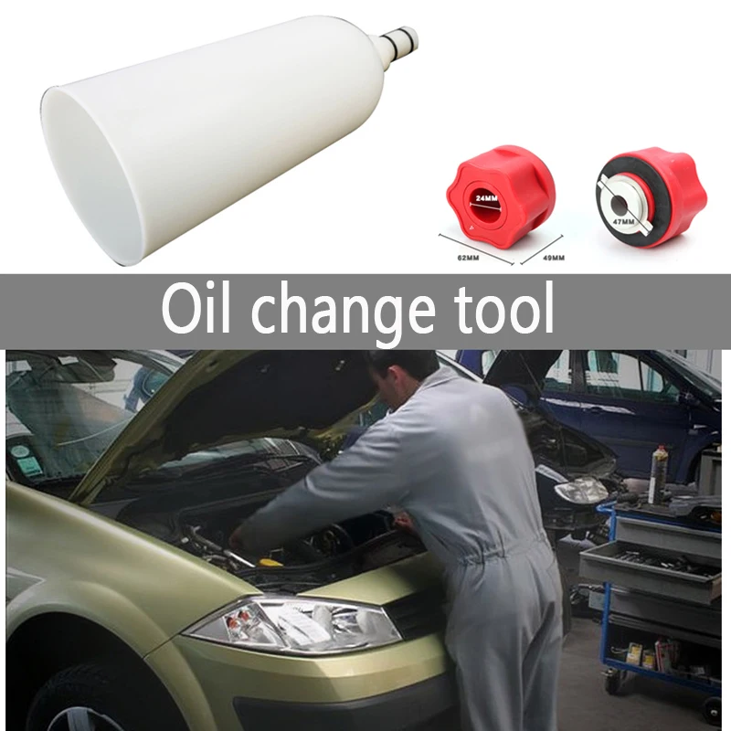 2 Pz/Set Riempimento Olio Motore Cambio Olio Cambio Olio Motore Cambio Imbuto Iniettore Per Audi Bmw Mercedes-Benz Volkswagen Porsche