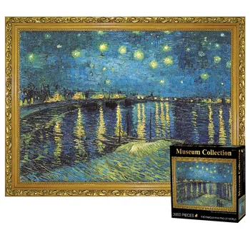 

115*82cm 3000pcs Jigsaw Puzzle Wooden Paper Educational Toys for Children Bedroom Decoration Stickers kids gifts