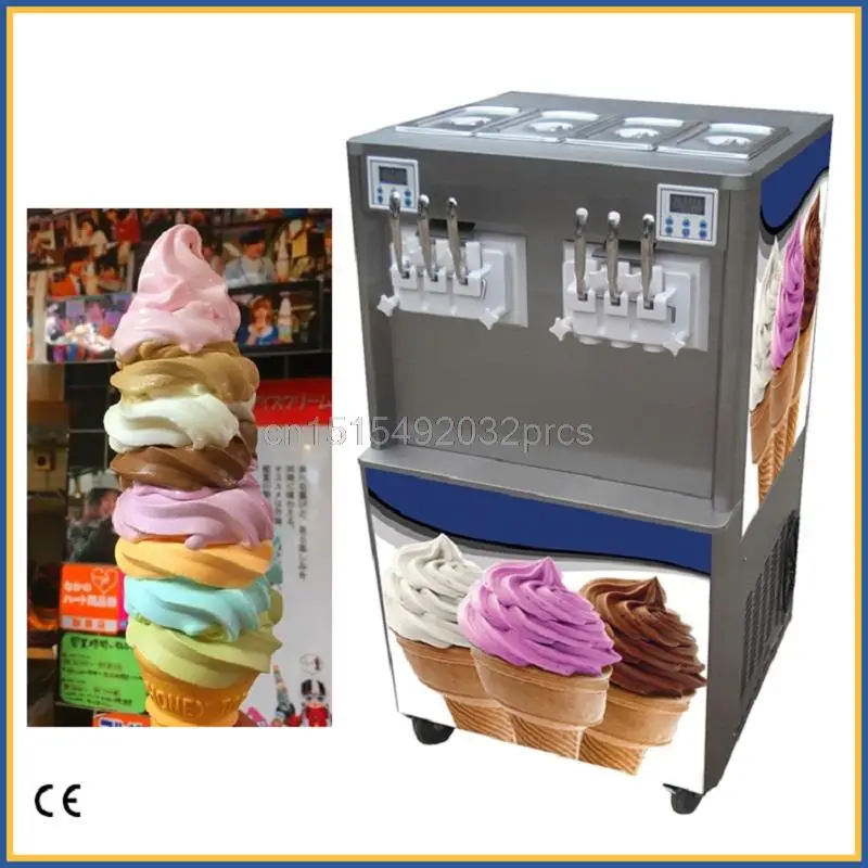 China Manufacturer Hourly 40 Liters 6 Flavor Commercial Soft Ice Cream