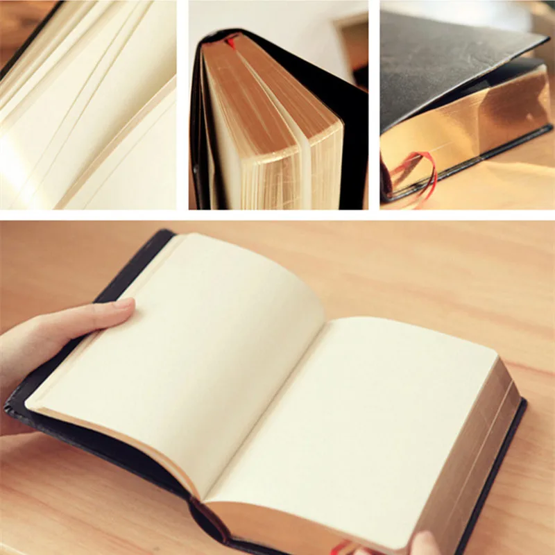 1 шт. винтажный Ретро бумажный блокнот кожаный дневник журналы планировщик