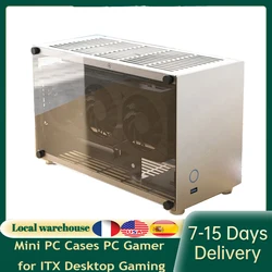 Boîtier pour Mini PC Gamer, carte mère SFX, alimentation SSD, carte graphique, châssis pour ordinateur de bureau Gamer 