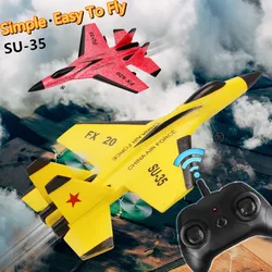 Drones radiocommandés SU35, avion 2.4G, planeur avec télécommande, lancer de mousse, télécommande électrique, cadeau pour enfant 
