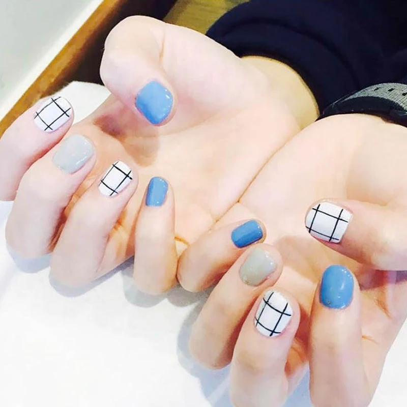 20 стилей DIY полное покрытие наклейки для ногтей s обертывания накладные ногти полоски лака для ногтей наклейки для ногтей Наклейка из искусственной кожи Корея Япония для ногтей