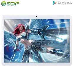 Tablette Pc Android 7.0 de 10 pouces, système Google play Quad Core, GPS, Bluetooth, WIFI, 3G, double SIM, appels téléphoniques, 2,5d, nouveauté 