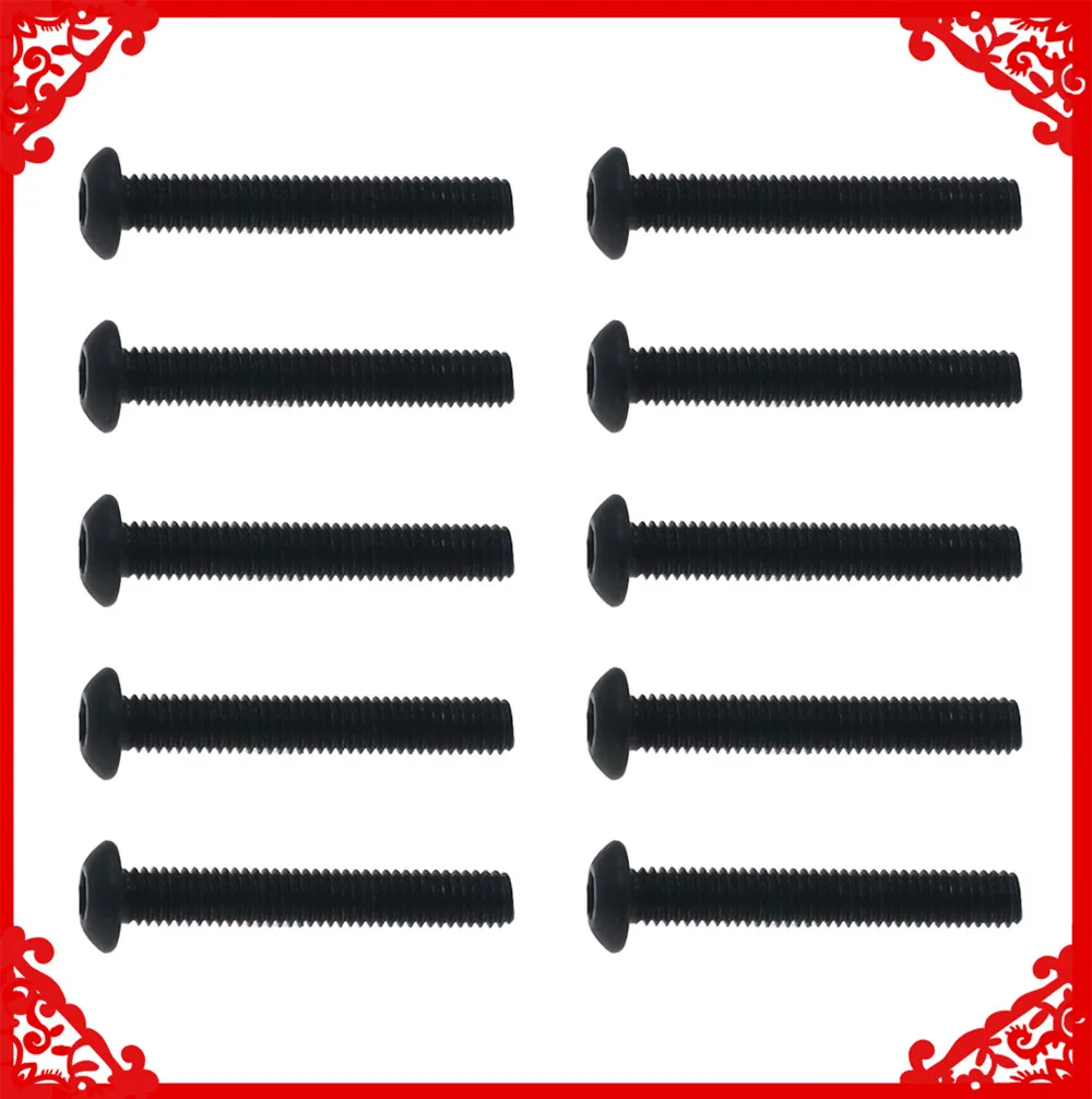 Vite A Macchina Esagonale Con Testa A Bottone 10X M3X20Mm Per 1-10 Arrma 6S 4S 3S E Mega Vorteks Senton Granito Big Rock Typhon Parti A Infrarossi