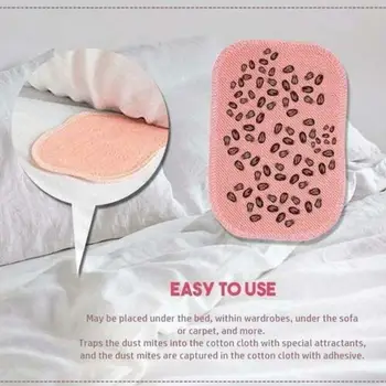 

3/5pcs Mite Removal Patch Non-toxic And Harmless Mite Sticking Bedding K0R8