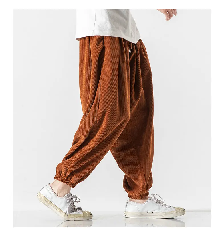 Streetwear Men’s Harem Pants Loose Mens Plus Size Joggers Pants New Male Women Casual Trousers Fashion Cotton Sweatpants M-5XL harem joggers