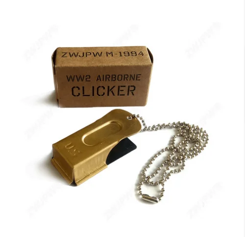 Copy WW2 US ARMY D-DAY AIRBORNE PARATROOPER SIGNALING CRICKET CLICKER CLACKER