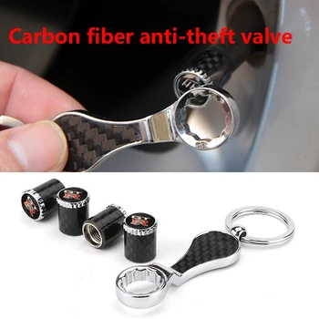 

Universal Car Tire Valve Cap Anti-theft Wrench Tire Decorative Tyre Stem Air Caps for Honda Civic Suzuki Sx4 Subaru Fiat 500 BMW