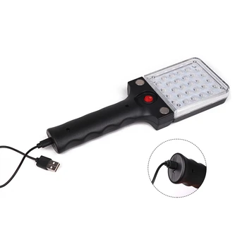 

XANES 869 LED Flashlight Magnet 90° Free Adjustable USB Charging Work Lamp Camping Hunting Portable Torch Light With Hook Up