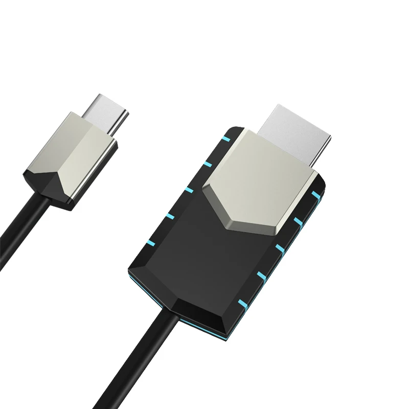 Кабель Mirscreen usb type C к HDMI адаптеру TC031080P Full-HD мгновенная проекция подключение сотового телефона к ТВ/gps навигации