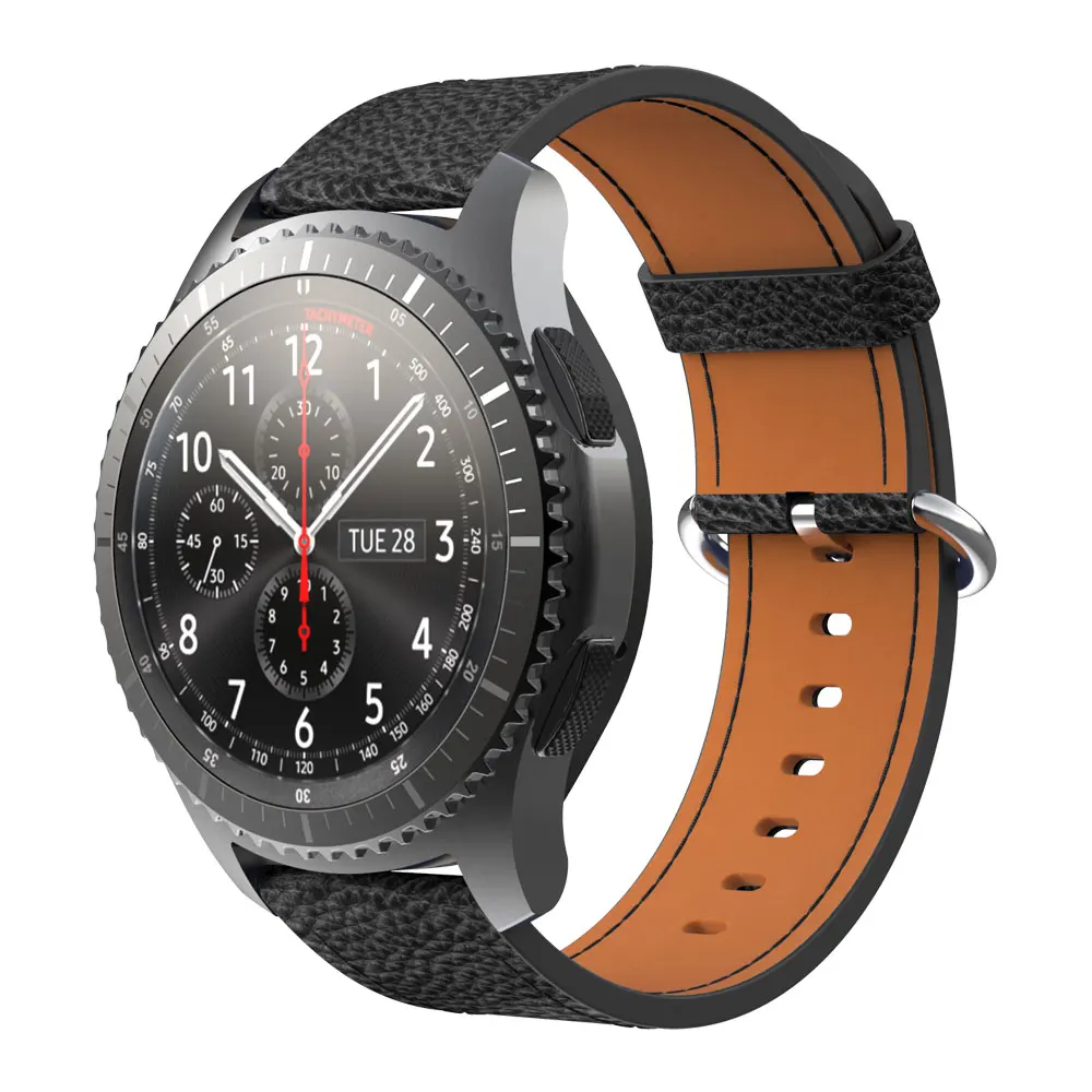 Смарт-часы Amazfit Stratos 2s Pace, ремешок из натуральной кожи, браслет для xiaomi huami Amazfit GTR 47 мм, ремешки, ремешки