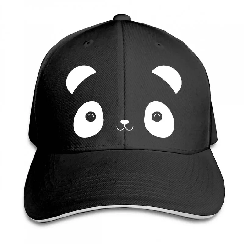 Panda Bear Animal Lover Funny Cute Ts Ladies Birthday Gift Idea Present Bear Toddler Xmas Baseball cap men women Trucker Hats - Цвет: 2-Black