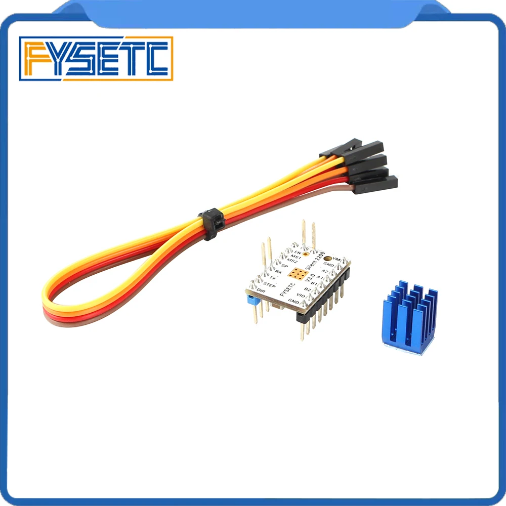 4 шт. TMC2209 v2.0 Драйвер шагового двигателя 3d принтер запчасти Stepsticks Mute Driver 256 Microsteps