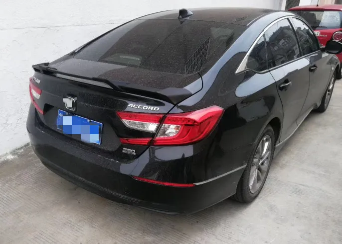 Для- honda Accord грунтовка черного или белого цвета задний спойлер багажника для honda Accord Задний спойлер крыла