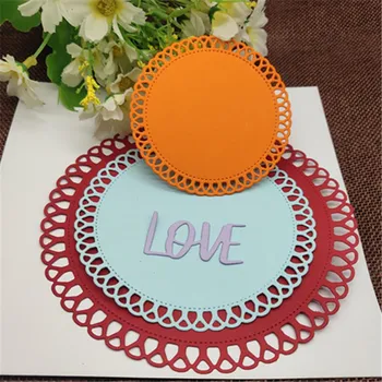 

4pc Round lace frame set Metal Cutting Dies Stencils For DIY Scrapbooking Decorative Embossing Handcraft Die Cutting Template