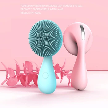

Beauty Instrument Face Massager Tool Magnetic Massage Sonic Silicone limpiador Facial Cleanser Brush for All Kinds of Skins