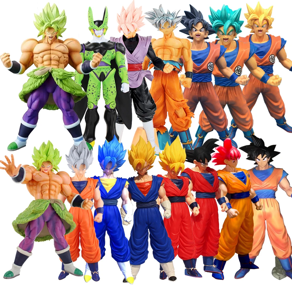 26-44 см большой супер-большой Saiyanman Сон Гоку ПВХ Фигурки фигурка Dragon Ball Z Gokou Коллекционная фигурка дракона