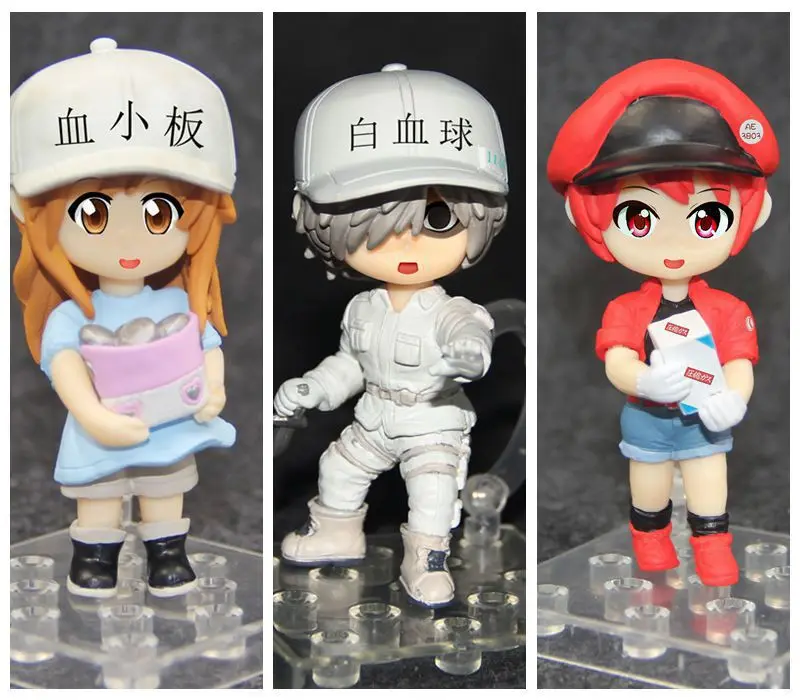 

Wolf Anime Cute 3-Platelet Red Blood Cell Work Cell White Blood Cell Count Boxed Garage Kit