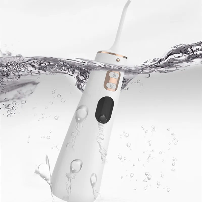 

Portable Oral Irrigator Cordless USB Rechargeable Water Flosser Dental Water Jet IPX7 Waterproof Electric Cleaner Oral Hygiene