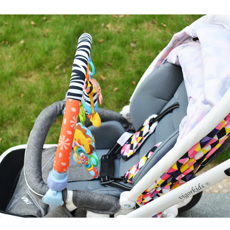 SOZZY многофункциональные детские зажим коляски кровать клип Bell BB колокол младенческой детские развивающие игрушки 13-24 месяцев Детские погремушки автомобильное сиденье в виде игрушки