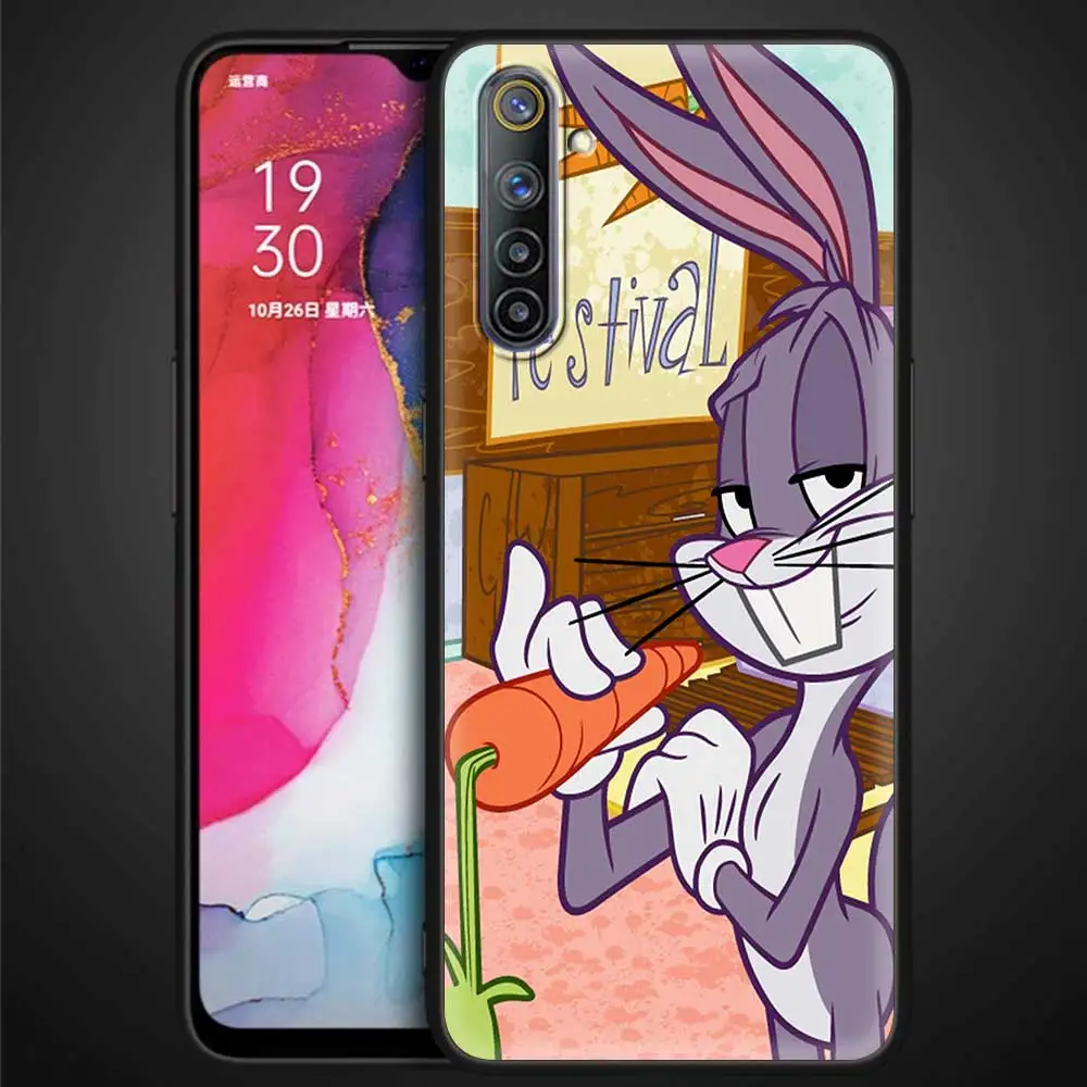 phone case For Redmi Note 9s 7 8t 9 8 10 9a 9c 9t K40 Pro coque Bumper tpu soft material Funny Cartoon Crazy Rabbit