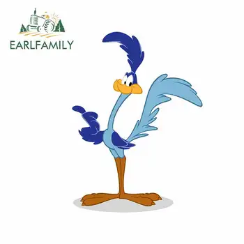 

EARLFAMILY 13cm x 9.5cm For Roadrunner Fine Decal Waterproof Car Stickers Vinyl Material Occlusion Scratch Suitable for VAN JDM