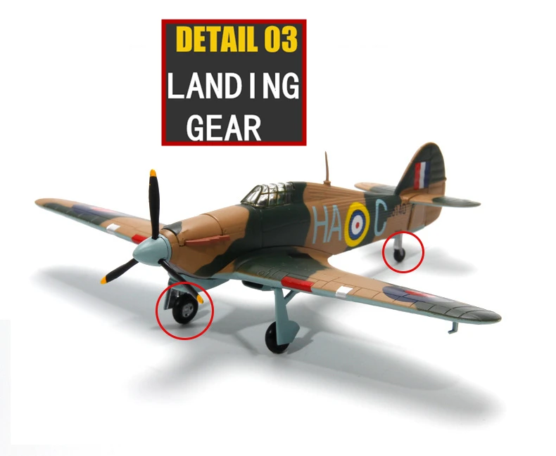 Terebo 1: 72 Hurricane fighers Вторая мировая война модель самолета Моделирование украшения военные продукты коллекция подарок
