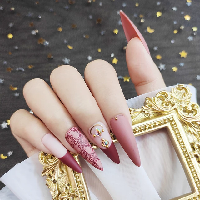 24PCS Fake Nails Cute Cat Girls Sweet Style Short Press On Nails Wearable  Finished Nail Piece Fully Covered Nail Decoration - AliExpress