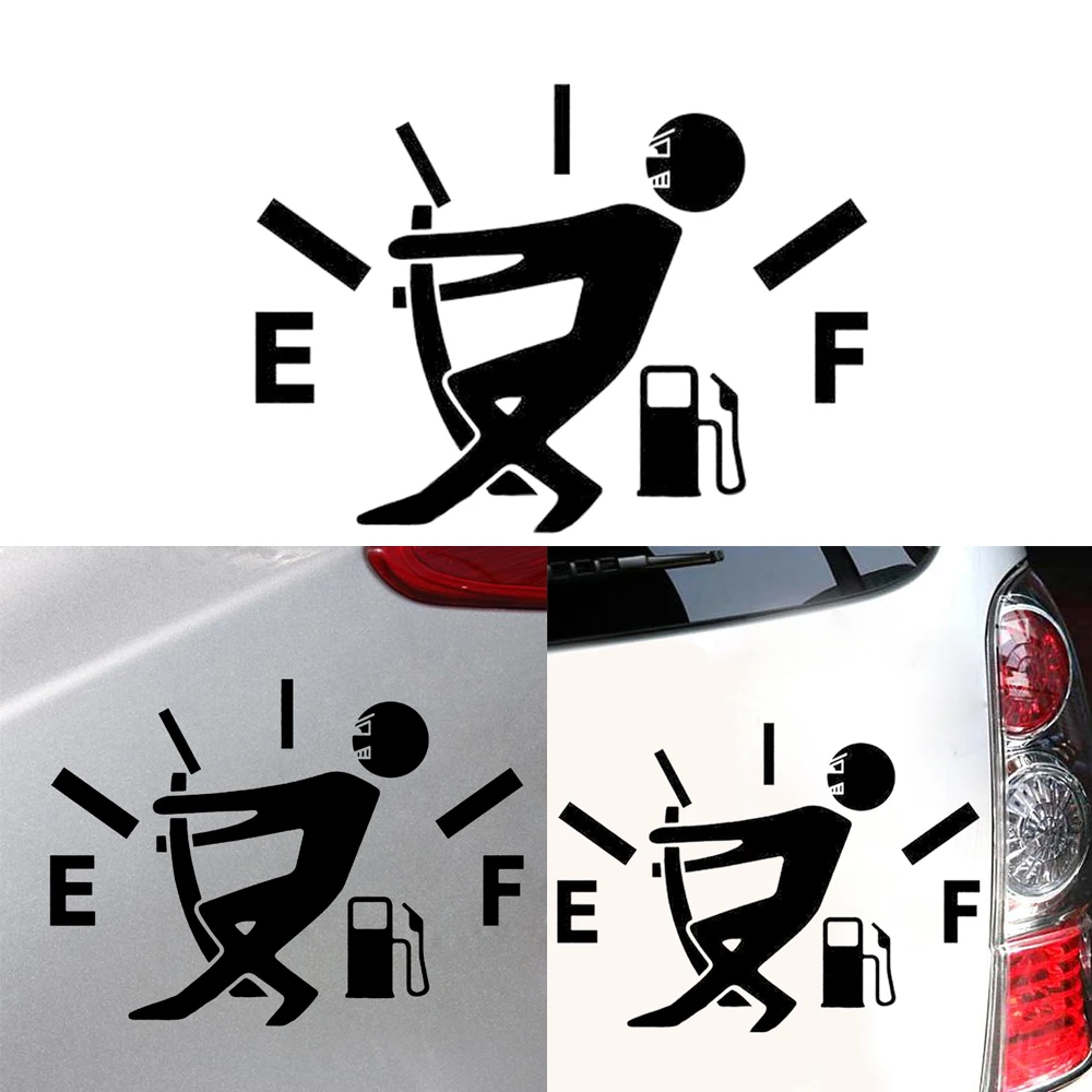 

High Gas Consumption Decal Fuel Gage Empty Vinyl Stickers Truck Car Vinyl Decal Fuel Gage Empty Decoration Waterproof Sticker