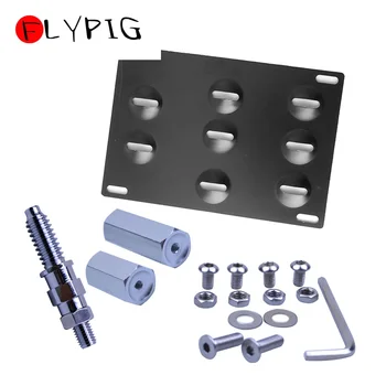 

Front Bumper Tow Hook License Plate Mounting Bracket Holder for BMW 1 3 5 Series @30