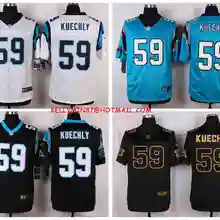 Stitiched, Carolina Luke Kuechly для мужской Джерси