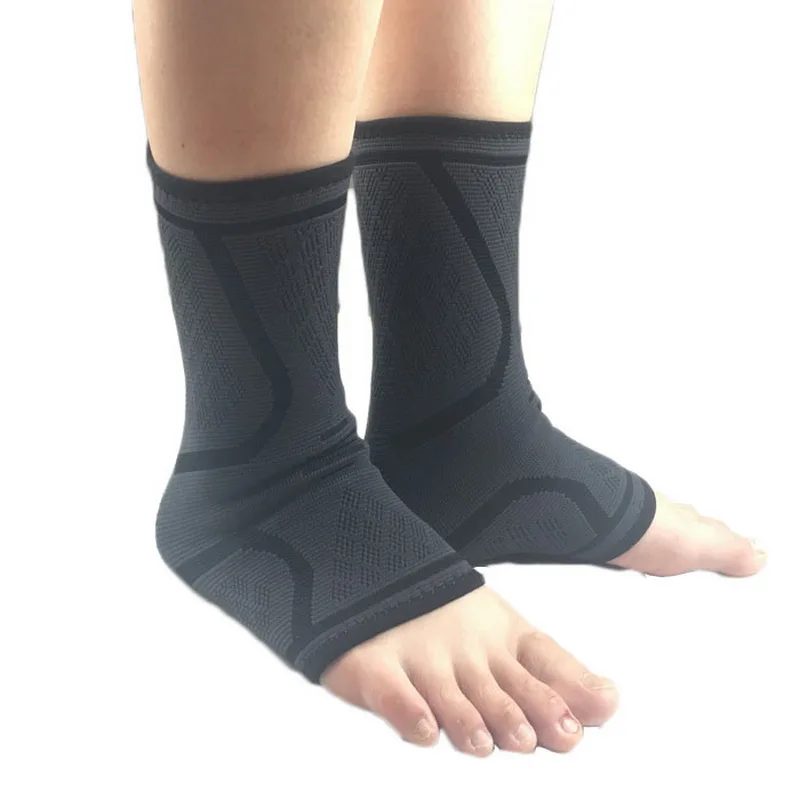 2Pcs Elastic Knitted Sports Ankle Brace Support For Cycling Yoga Basketball Run Volleyball Men Women Foot Joint Ankle Protector