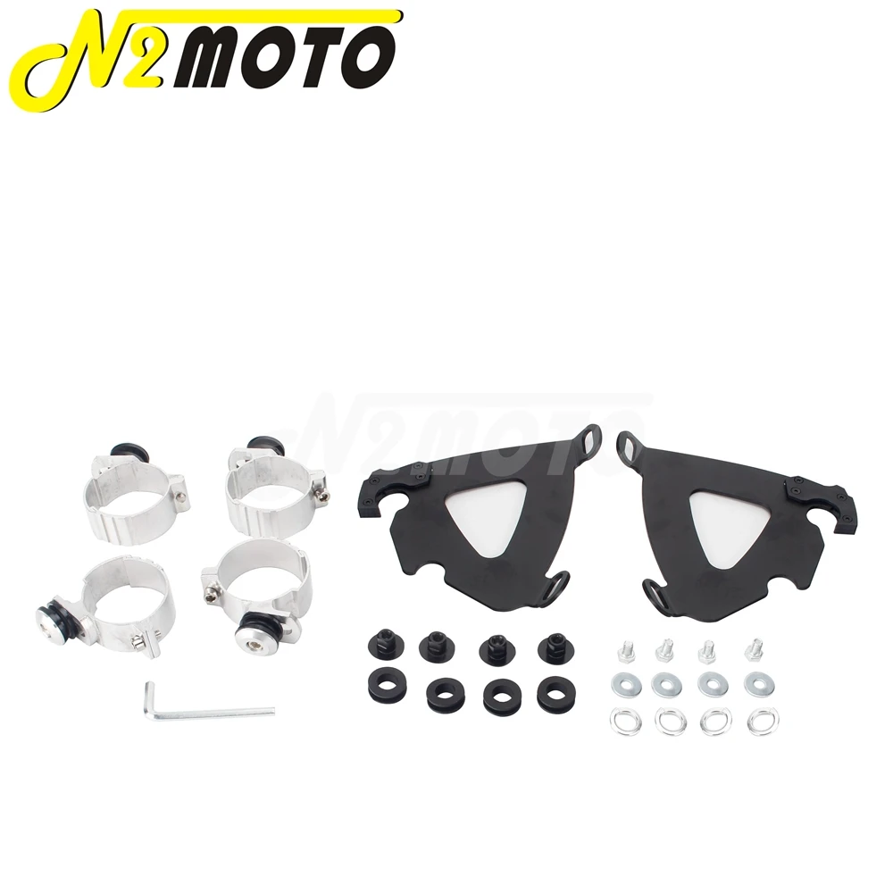 1 Set Motorcycle Detachable Head Light Fairing Bolts Motocross CNC Trigger-Lock Mounting Kit For Harley Dyna Wide Glide 2006-17