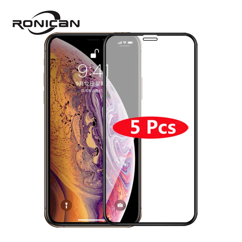  Volle Abdeckung Gehärtetem Glas Für iPhone 11 Pro Max XR XS Max Screen Protector Film Für iPhone X 