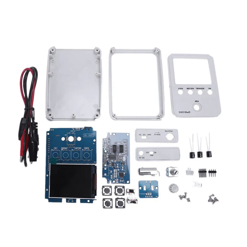 

Tech 15001K Diy Diy Digital Oscilloscope Unassembled Kit With Housing Original Dso-Shell