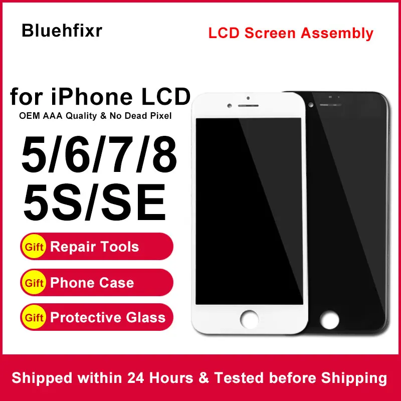 Качественный экран AAA для iPhone 6 6S 7 8 Plus SE 5S 5 5C ЖК-дисплей с сенсорным экраном
