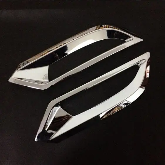 For Honda JADE 2013-2017 2PCS ABS Chrome Car Rear Fog Lights Decorated Bright Strips Cover Trim Styling Accessories | Автомобили и
